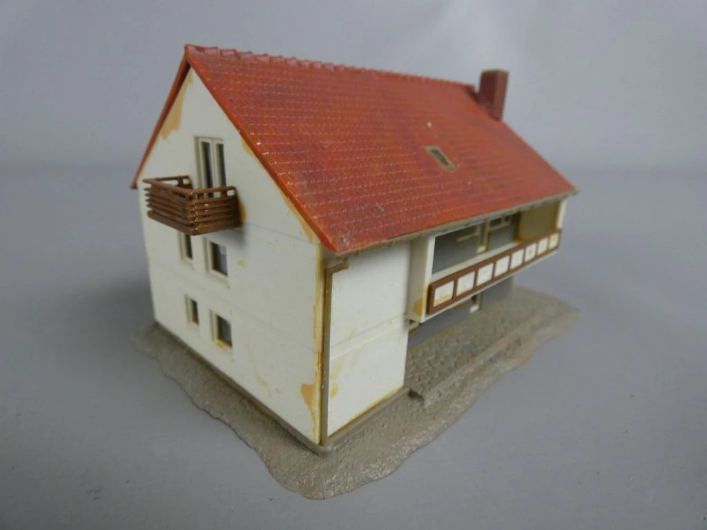 Set van 11 modelhuisjes voor modelbouw of decoratie - foto 16