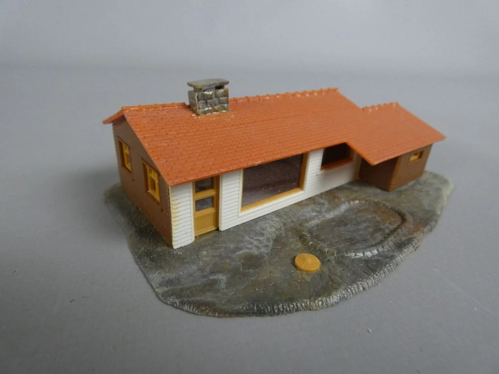 Set van 11 modelhuisjes voor modelbouw of decoratie - foto 4