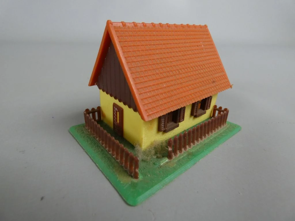 Set van 11 modelhuisjes voor modelbouw of decoratie - foto 8
