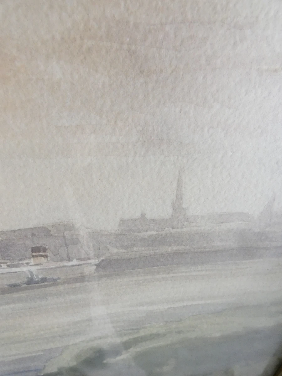 Aquarel 'De Rede van Antwerpen' Begine 1951 - foto 14