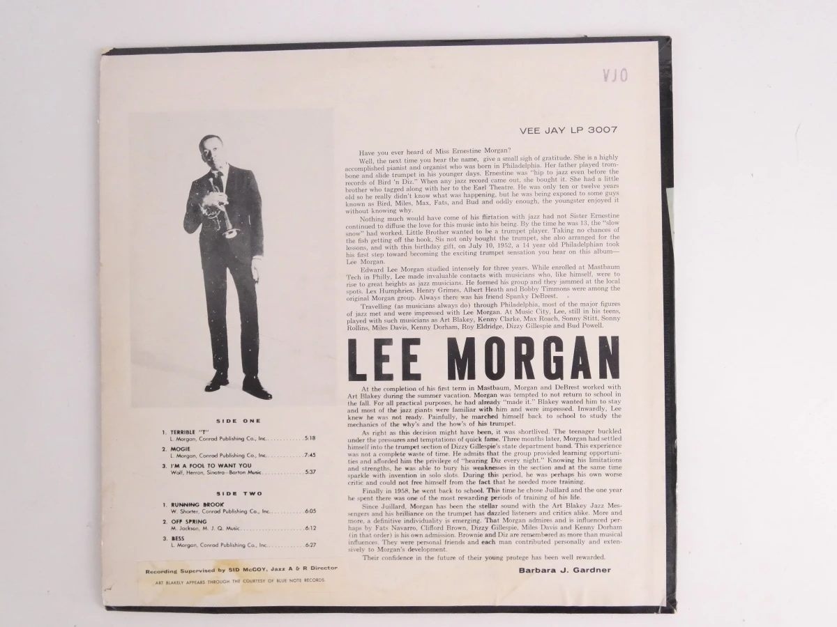 Lee Morgan LP – Here's Lee Morgan (1960) - foto 5