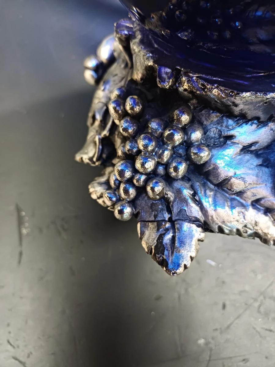 Blauwe schaal in Murano-stijl - foto 8