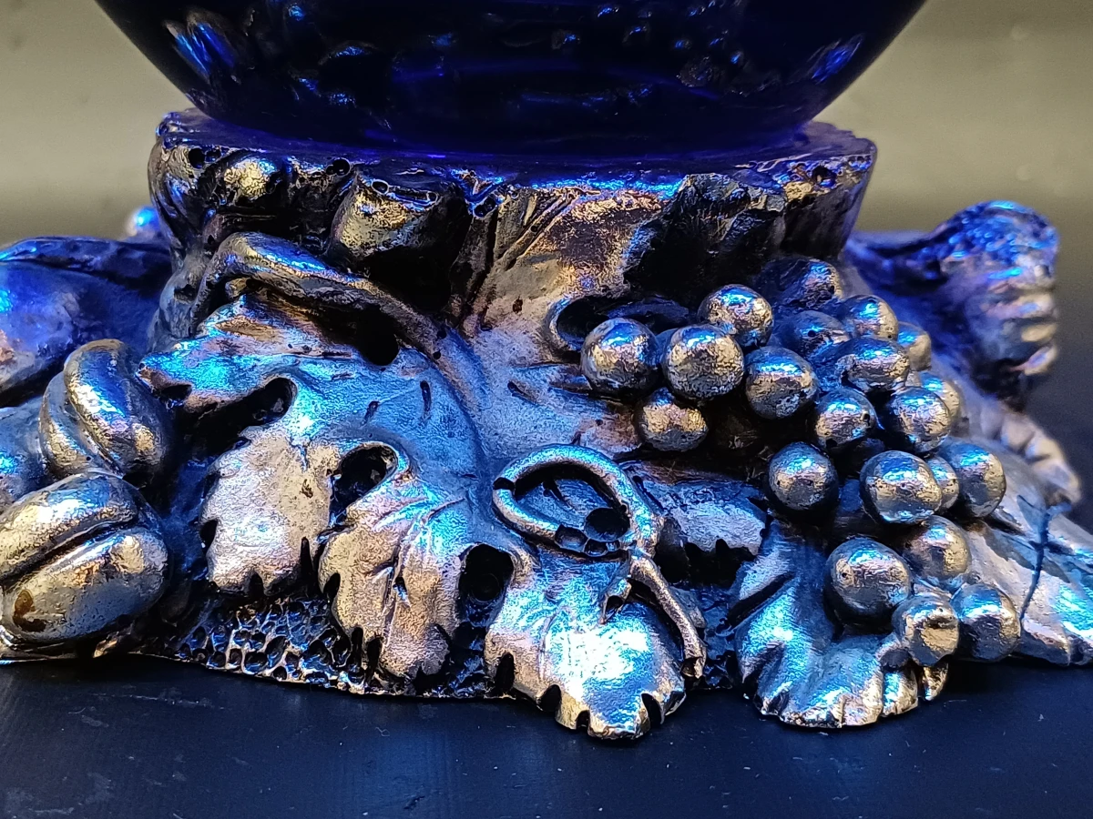 Blauwe schaal in Murano-stijl - foto 4