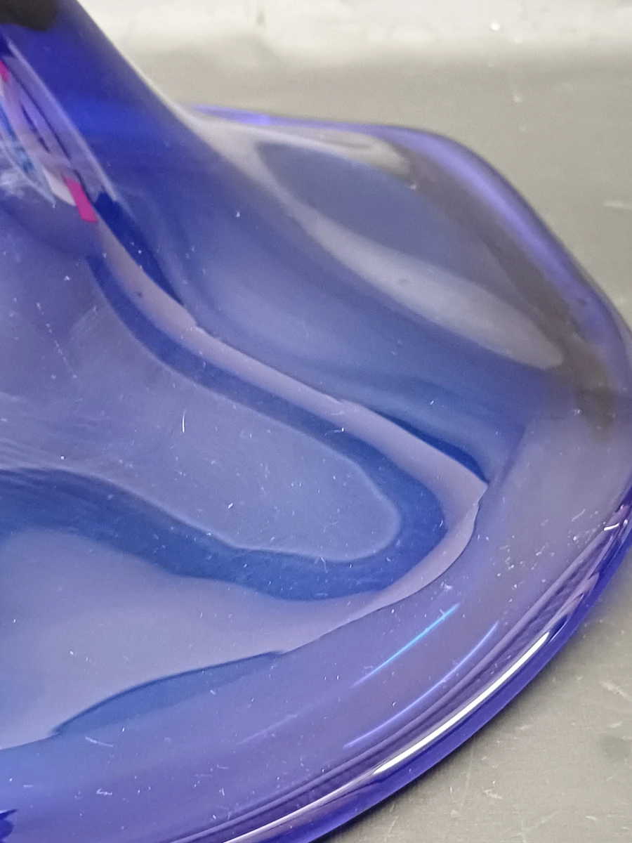 Blauwe schaal in Murano-stijl - foto 7