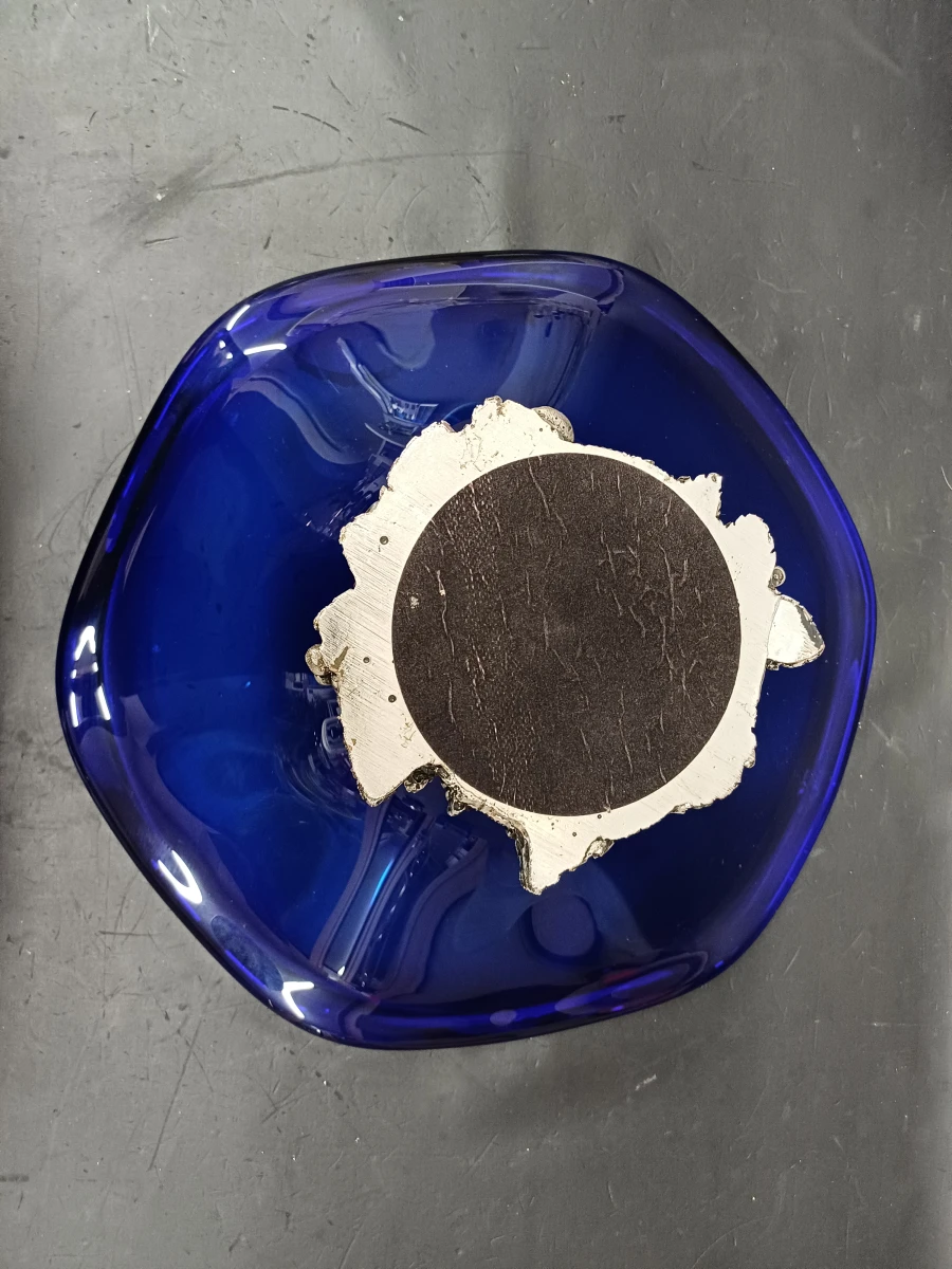 Blauwe schaal in Murano-stijl - foto 3