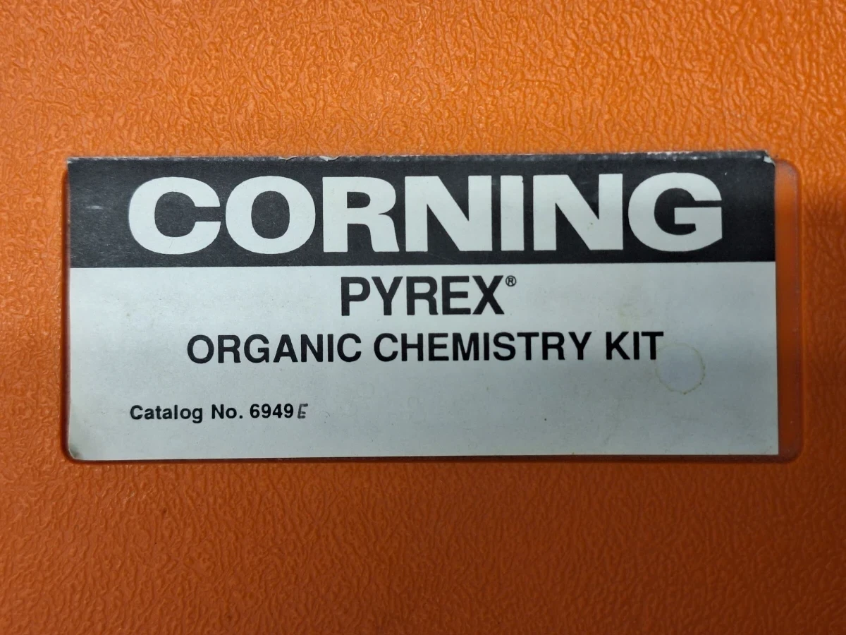 Laboratoriumset met Meopta stereomicroscoop en Corning Pyrex chemieset - foto 7
