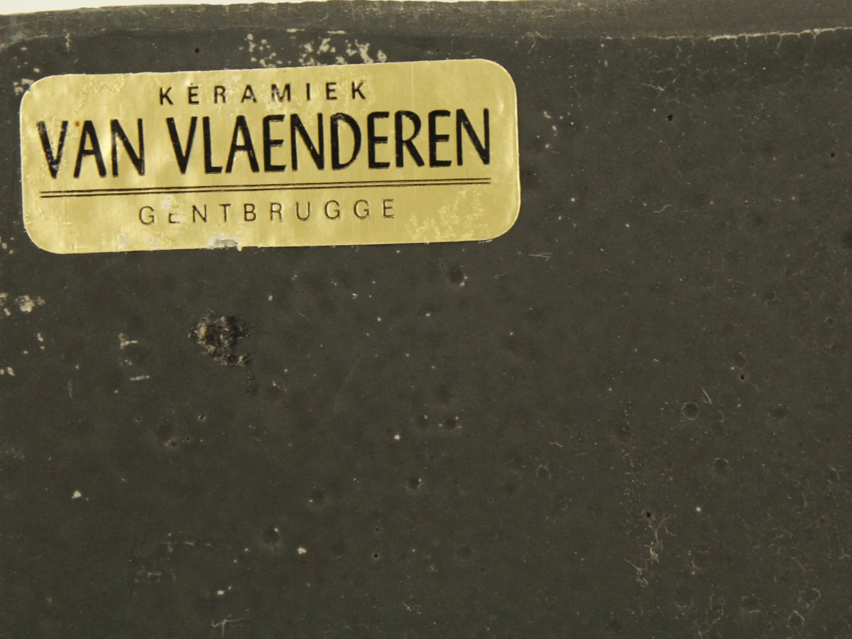 Keramiek Van Vlaenderen Gentbrugge keramische tegel met reliëf van paarden - foto 7