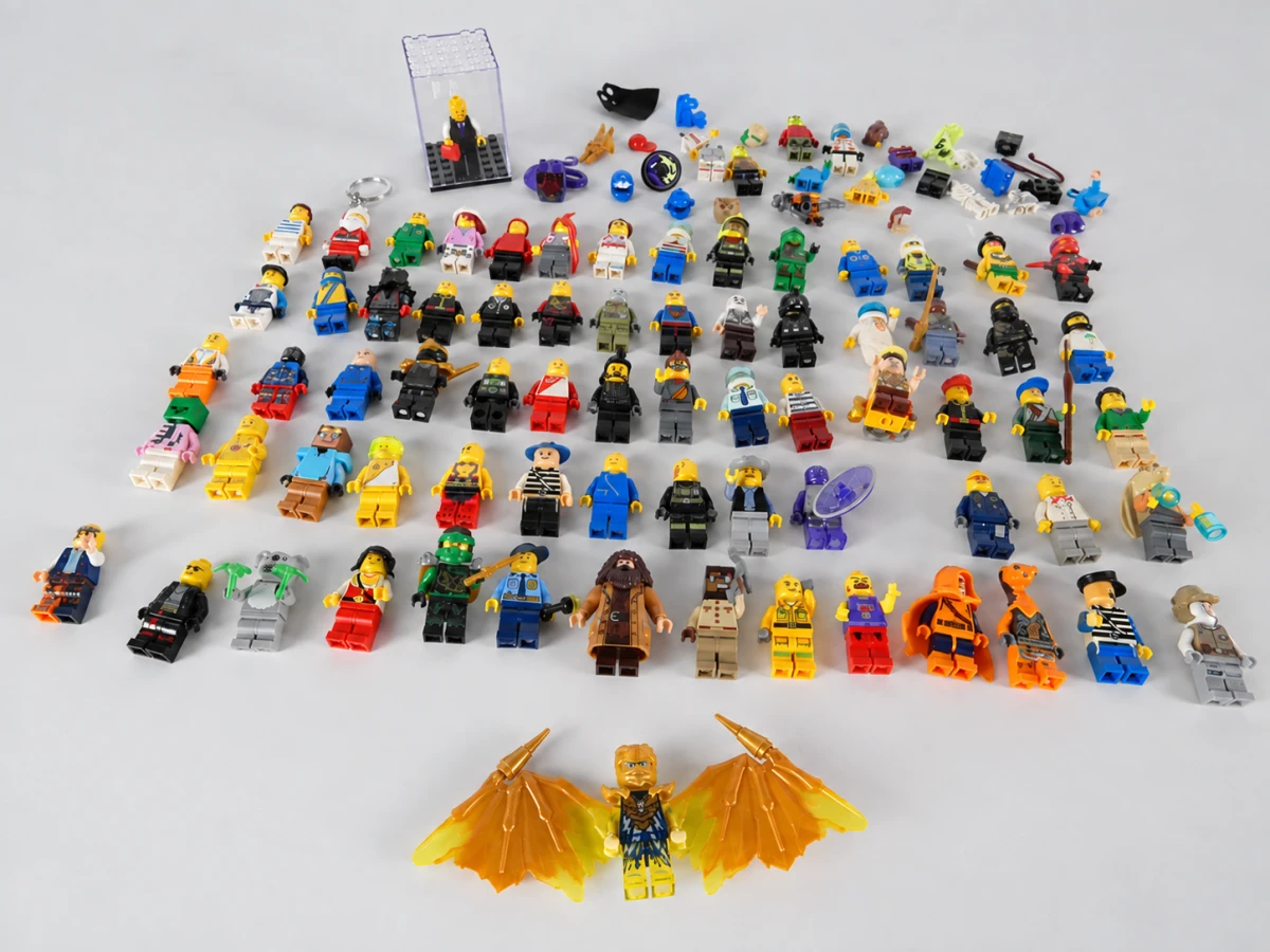 Verzameling LEGO-minifiguren met accessoires – kavel bij De Kringwinkel, Heverlee