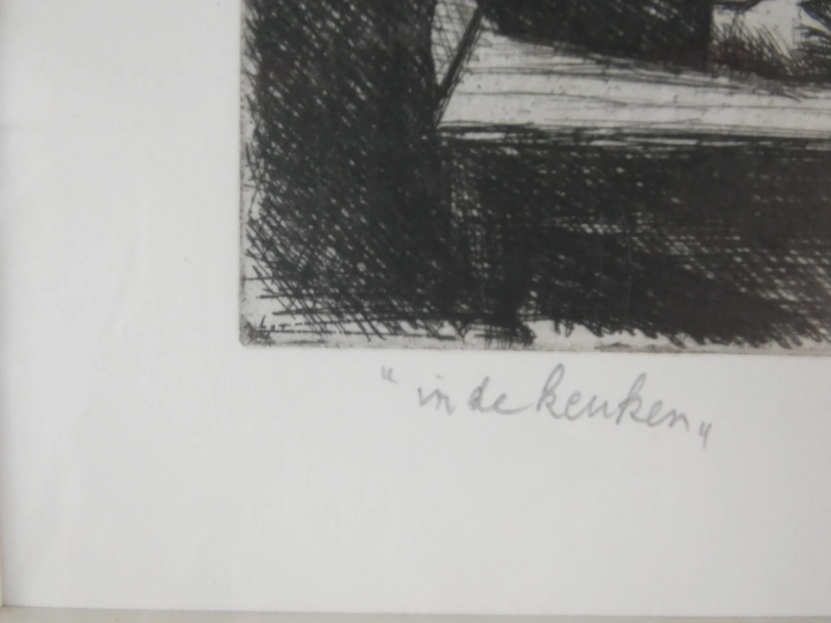 Set van 3 ingelijste kunstwerken van Humblet - foto 3