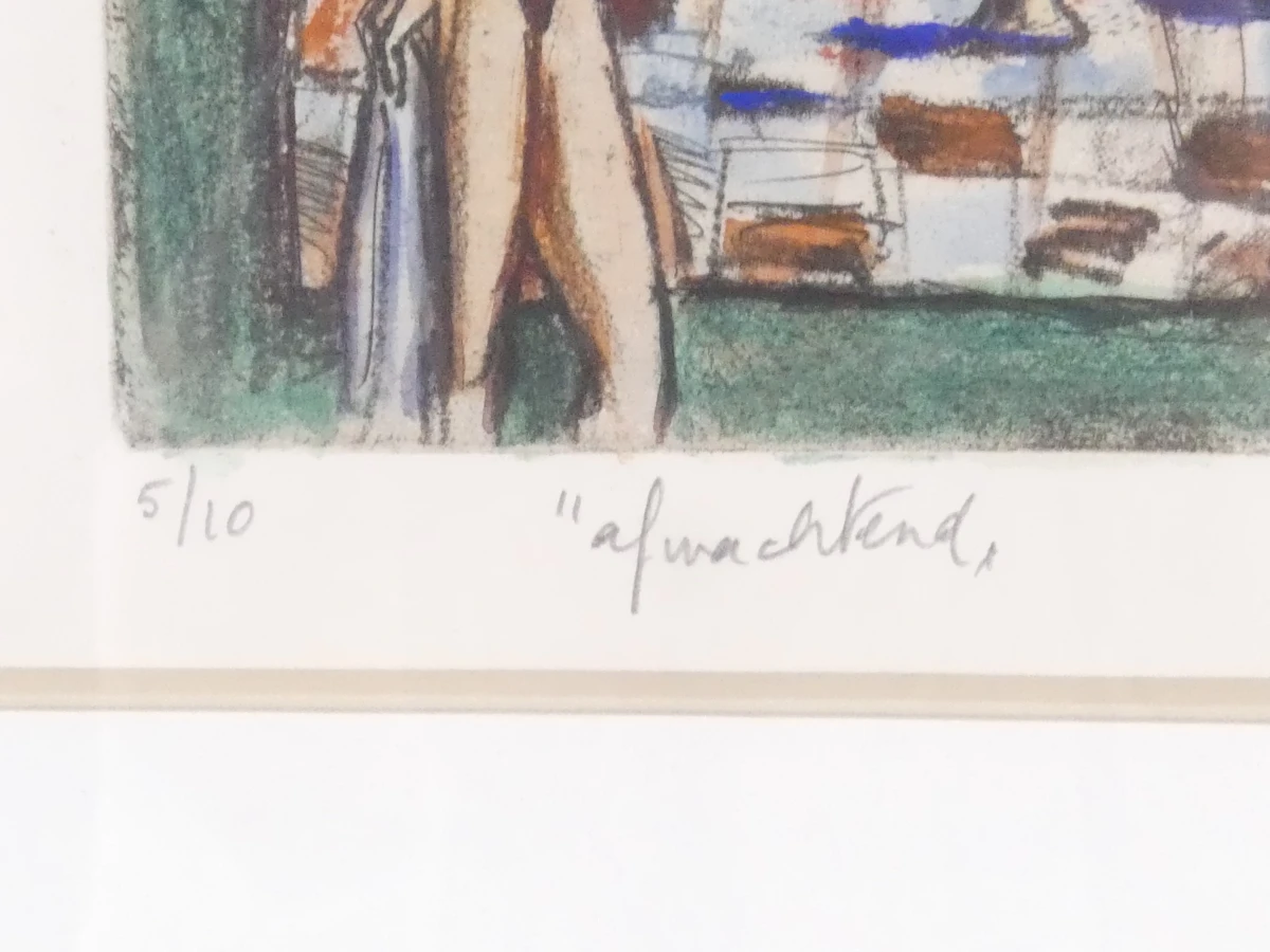 Set van 3 ingelijste kunstwerken van Humblet - foto 17