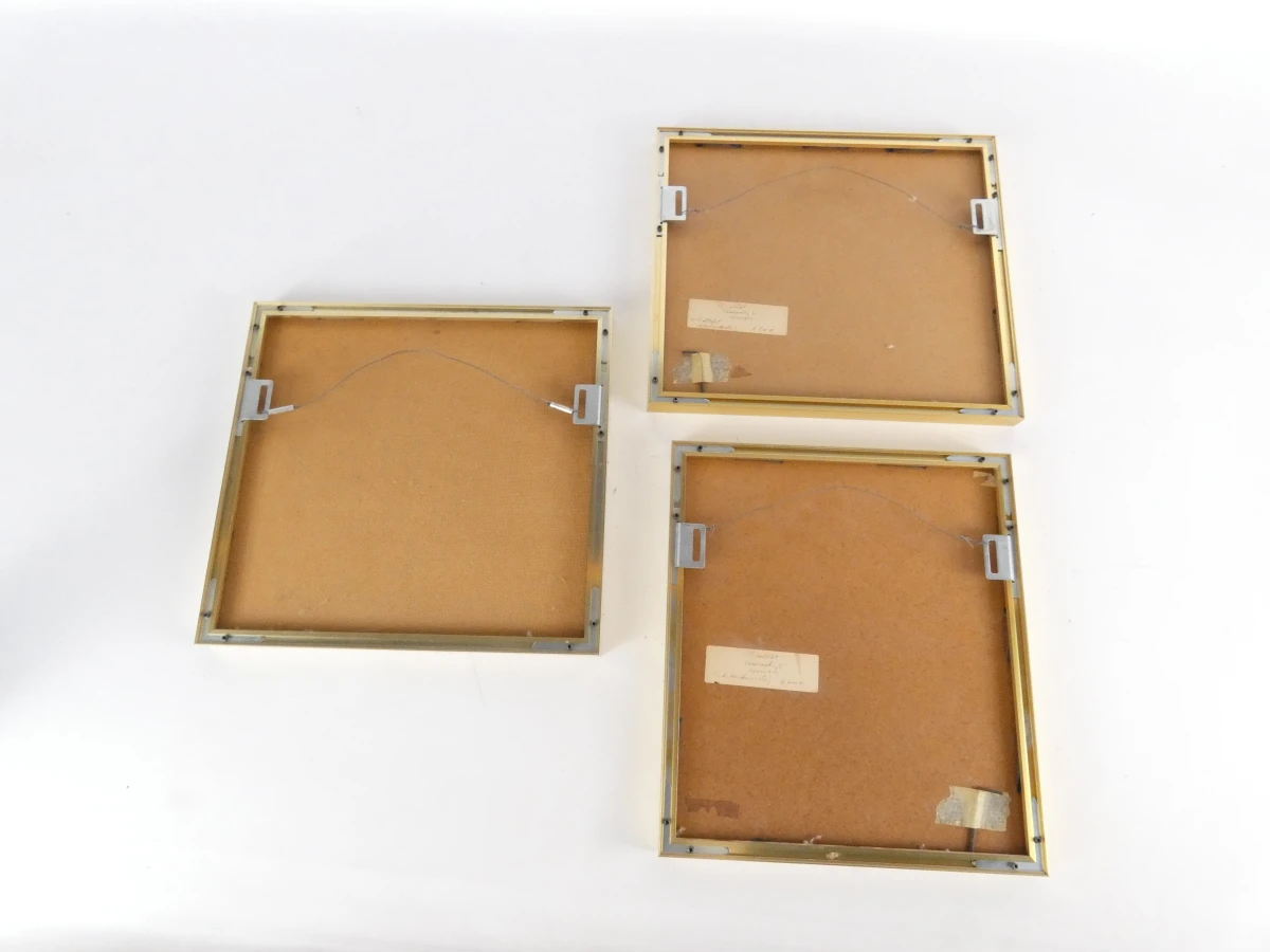 Set van 3 ingelijste kunstwerken van Humblet - foto 20