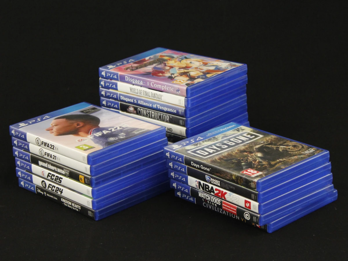 Lot van 20 PS4-spellen in hoes – kavel bij De Kringwinkel, Antwerpen
