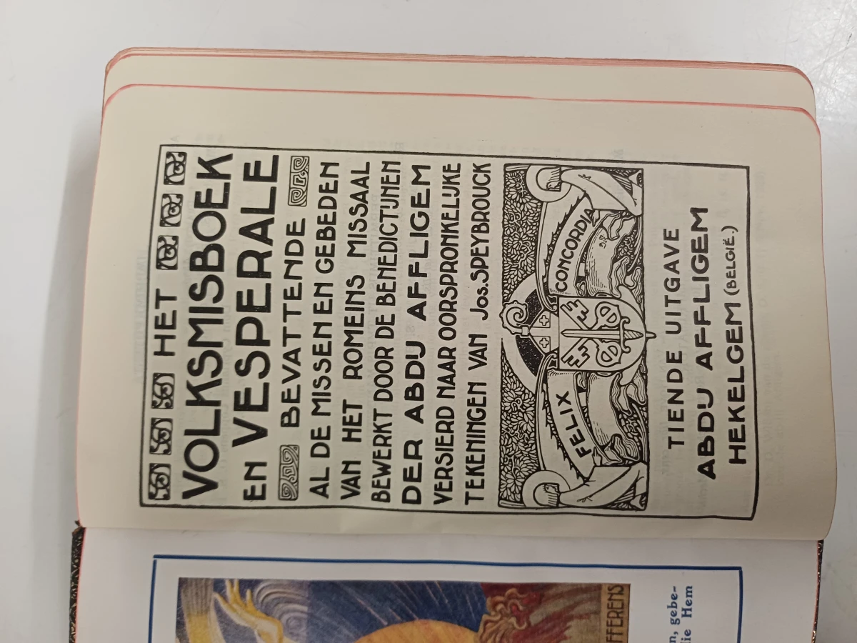 Het Volksmisboek en Vesperale met bijhorende etui - foto 3