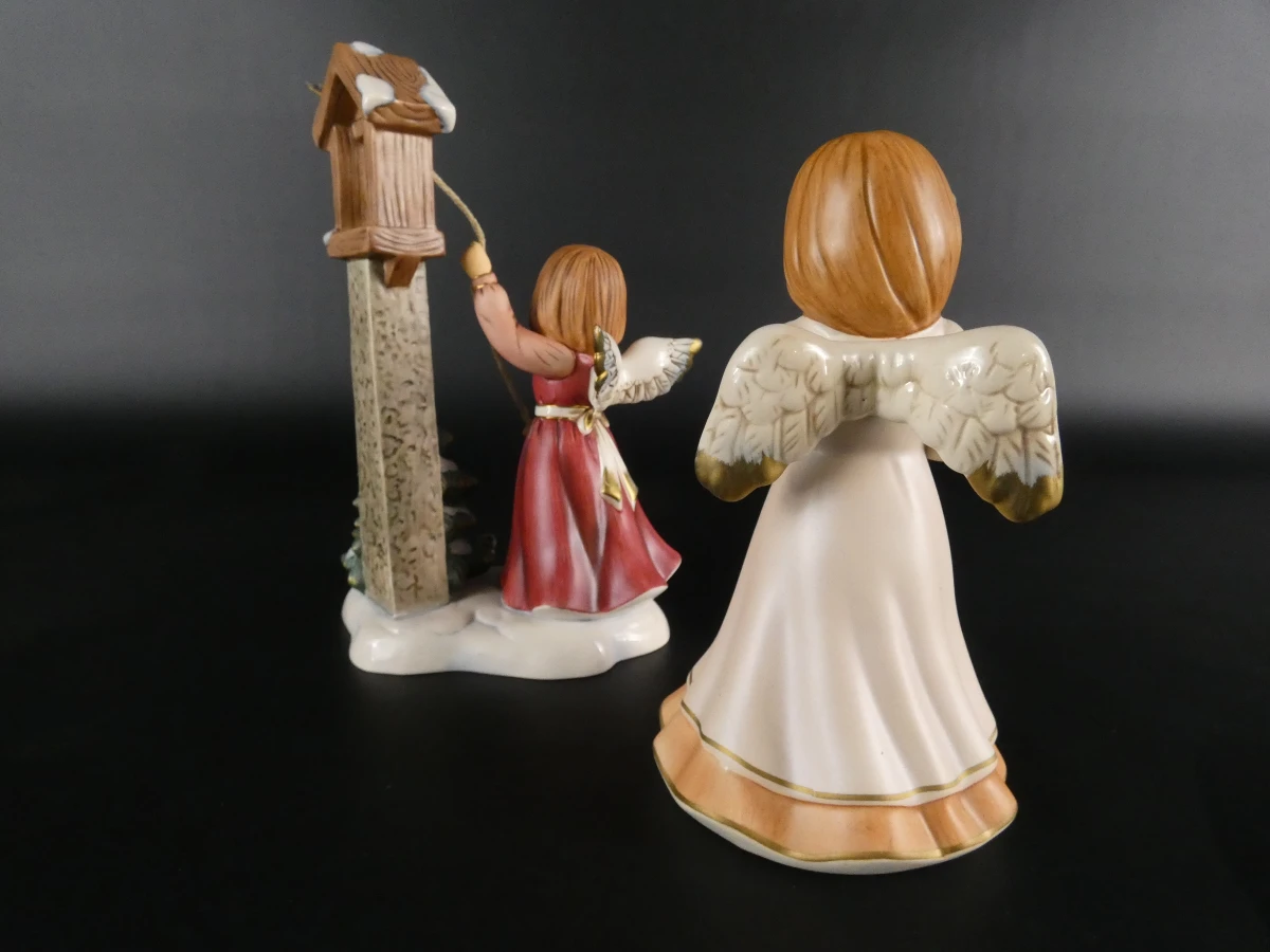 Goebel kerstengelen – set van 12 handgeschilderde engeltjes - foto 3