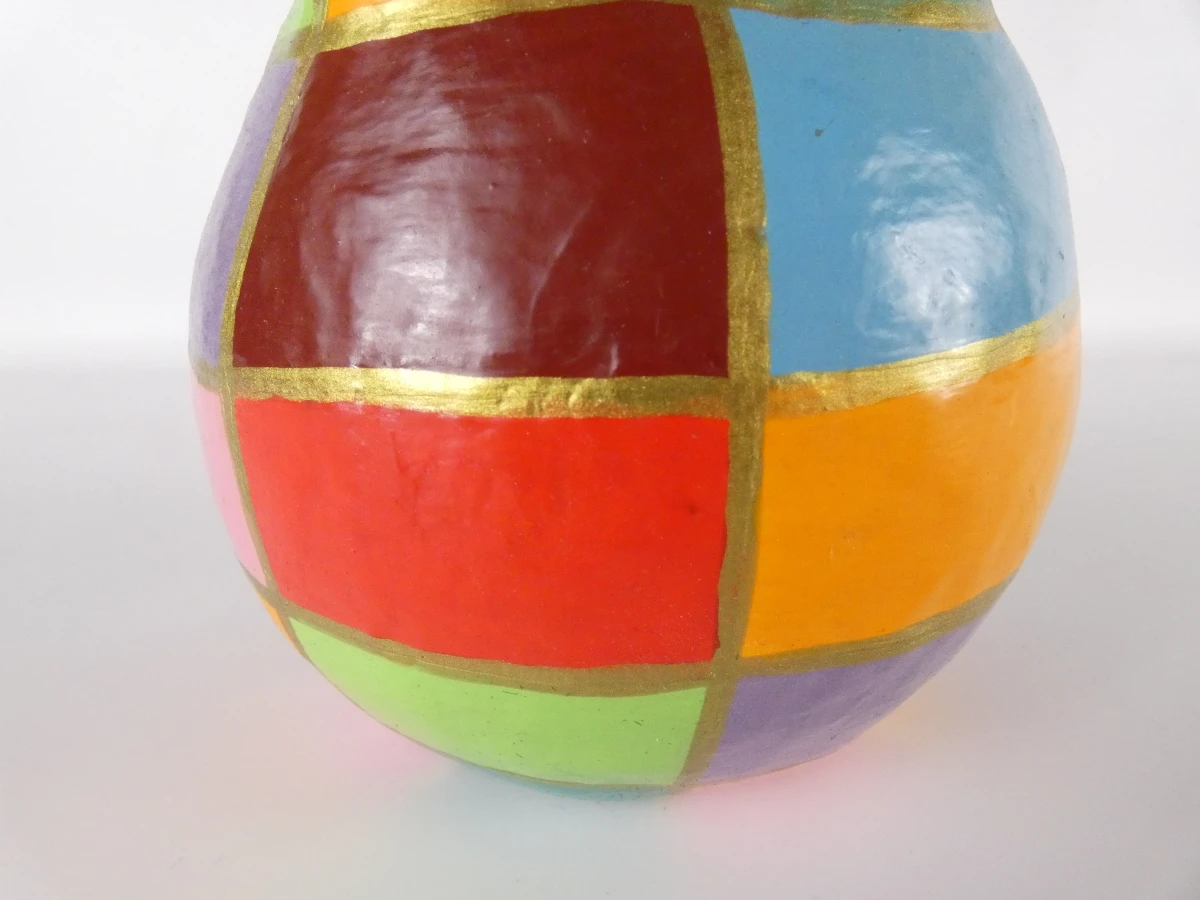 Handgemaakt papier-maché beeldje - foto 3