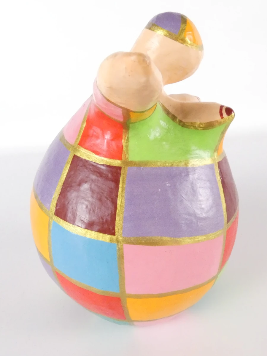 Handgemaakt papier-maché beeldje - foto 6