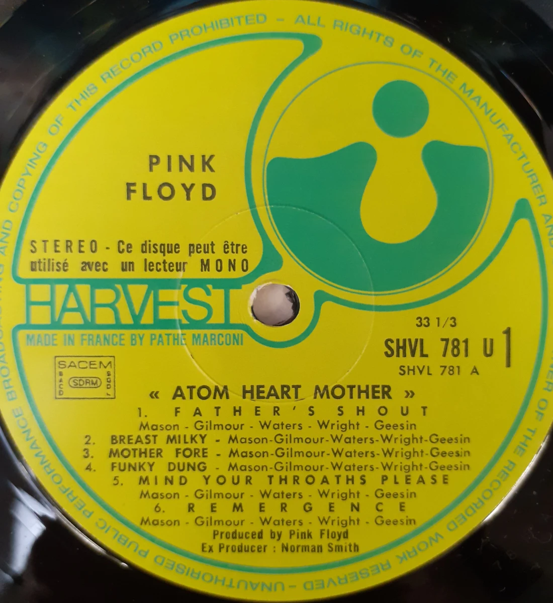 Vinyl: Pink Floyd - Atom Heart Mother - foto 4