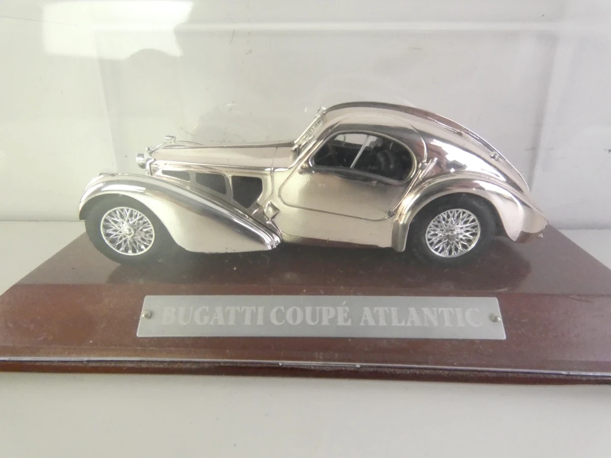 Silver Plated Modelauto's - Bugatti, Jaguar & Ferrari (Gelimiteerde Uitgaven) - foto 15
