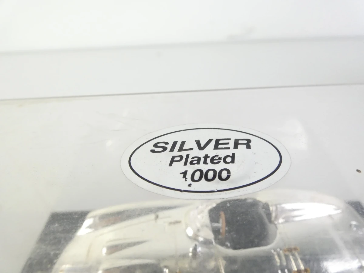 Silver Plated Modelauto's - Bugatti, Jaguar & Ferrari (Gelimiteerde Uitgaven) - foto 11