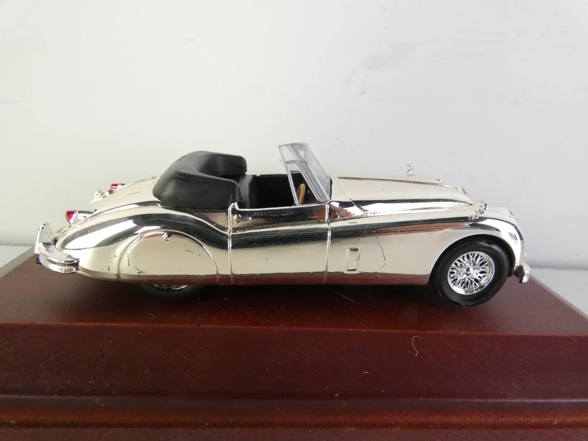 Silver Plated Modelauto's - Bugatti, Jaguar & Ferrari (Gelimiteerde Uitgaven) - foto 17