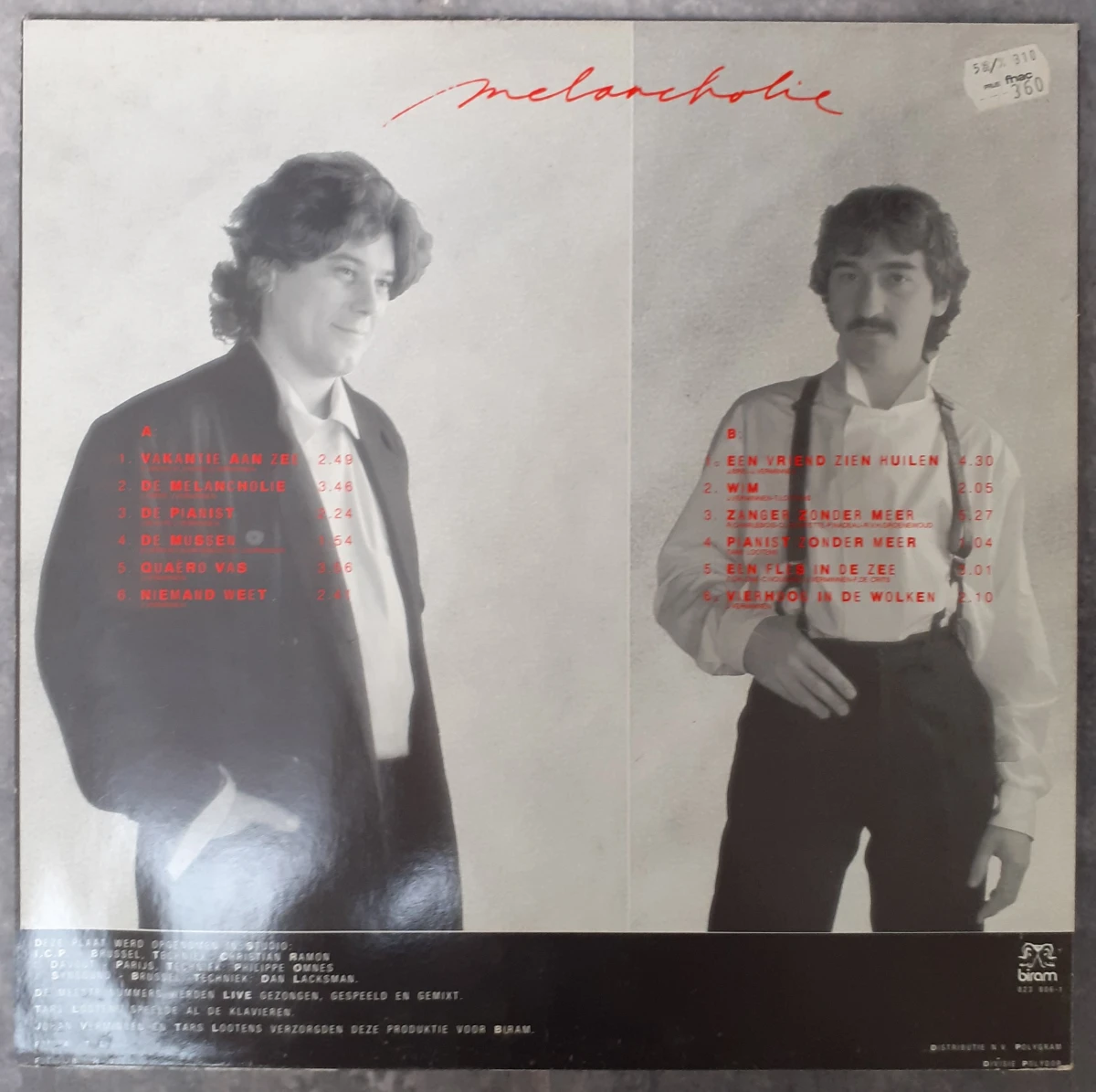 Vinyl: Duo Johan Verminnen albums - foto 3