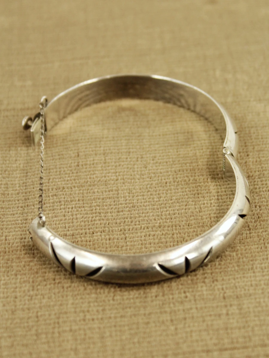 Vintage Mexicaanse sterling zilveren armband Taxco - foto 3