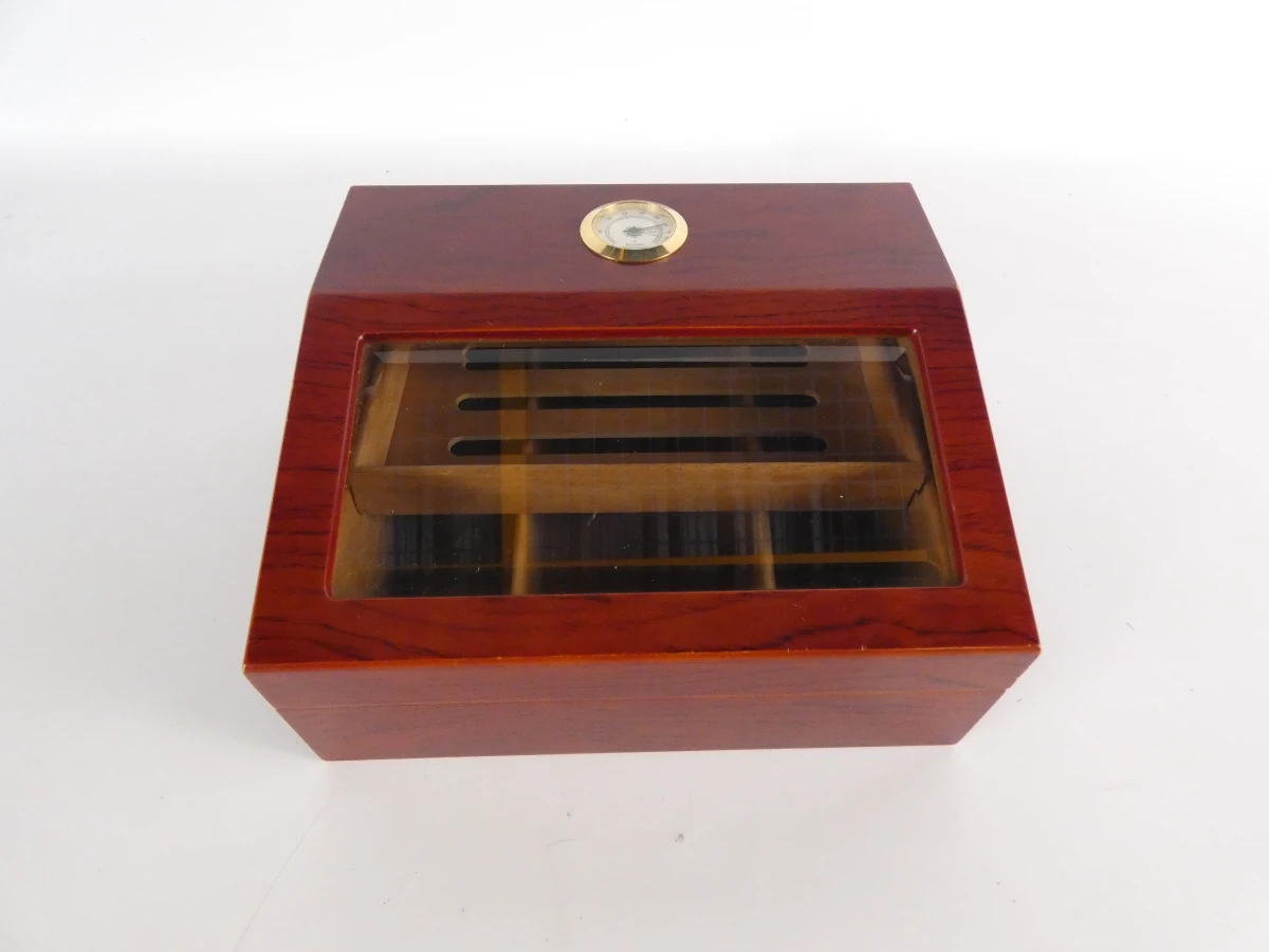 Houten sigarenbevochtiger (humidor) - foto 3