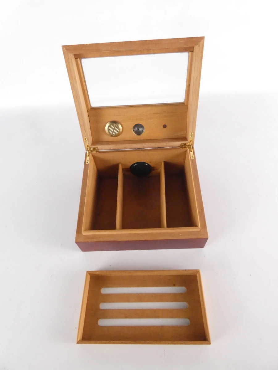 Houten sigarenbevochtiger (humidor) - foto 8