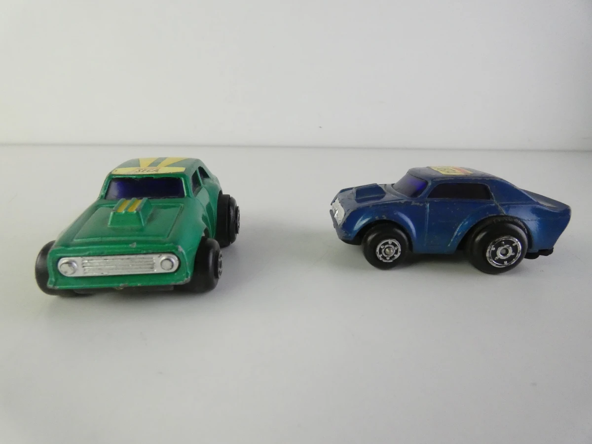 Set van 9 vintage die-cast miniatuurauto's, SECA en Darda - foto 2