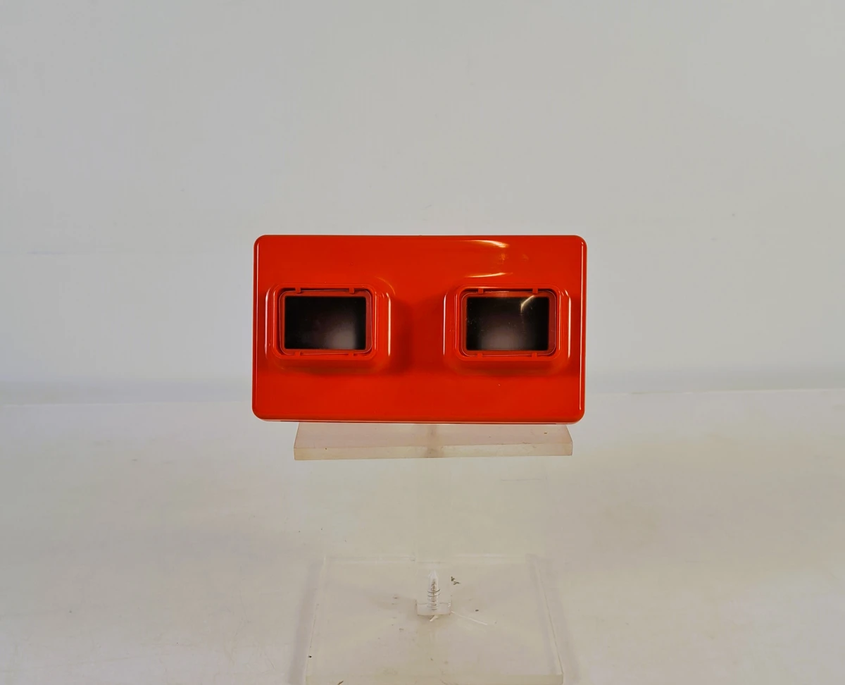 Vintage Lestrade Simplex stereoscoop met 3 fotokaarten en doos - foto 3