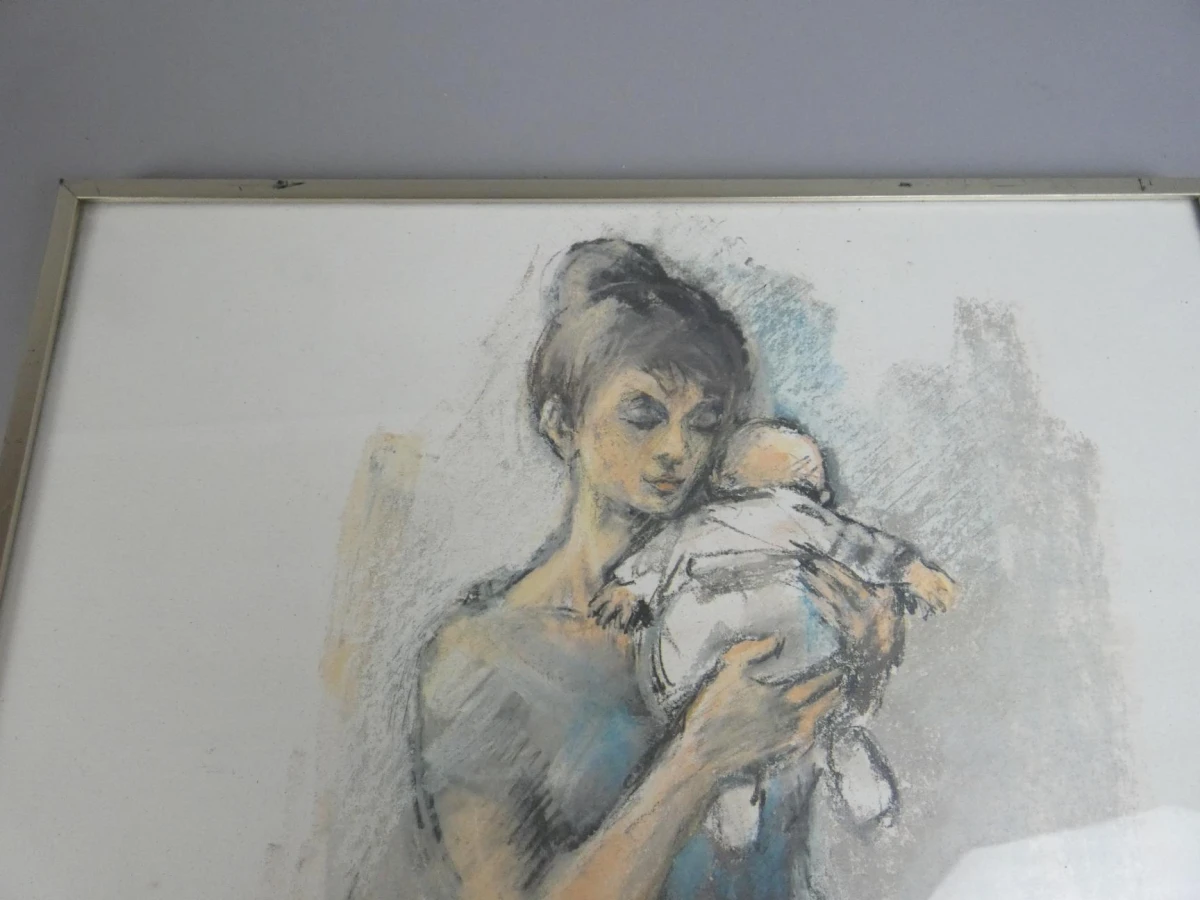 Ingelijste kunstprint / litho - genummerd en gesigneerd "Sadeleer" - foto 2