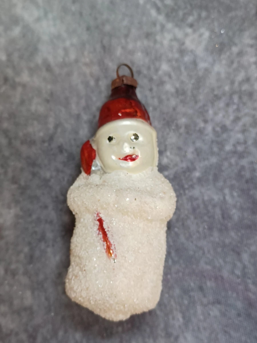 Unieke set van 6 vintage glazen kerstfiguren - foto 2