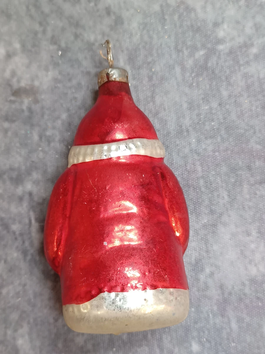 Unieke set van 6 vintage glazen kerstfiguren - foto 7