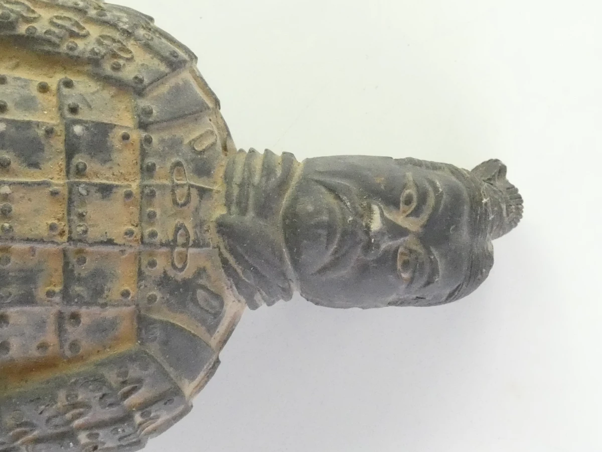 Set van 3 decoratieve Chinese terracottakrijgers - foto 4