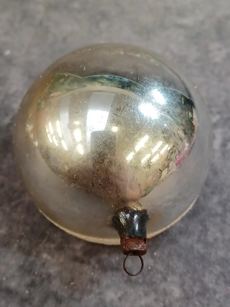 Unieke lot vintage glazen kerstballen met reflector - foto 15
