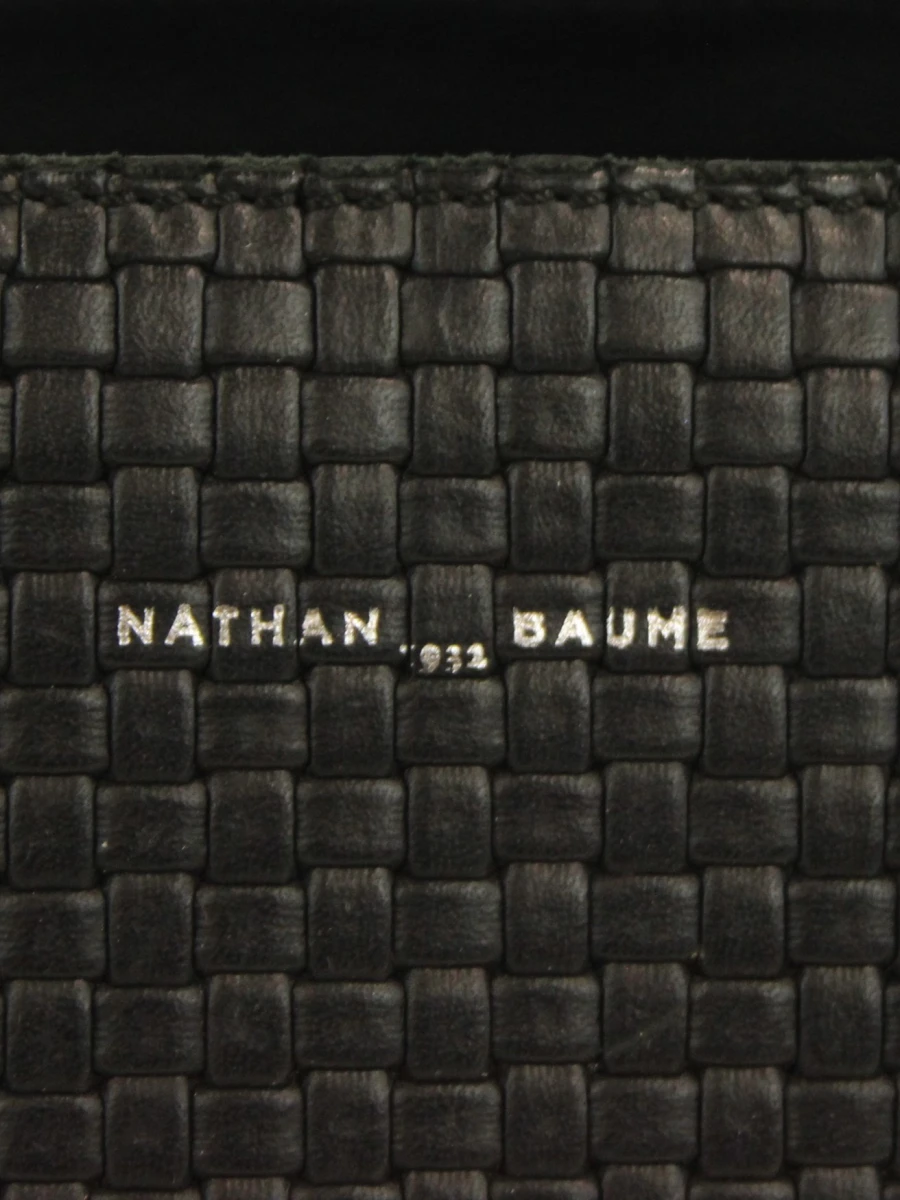 Nathan Baume 931 zwarte handtas in gestructureerd leder - foto 3