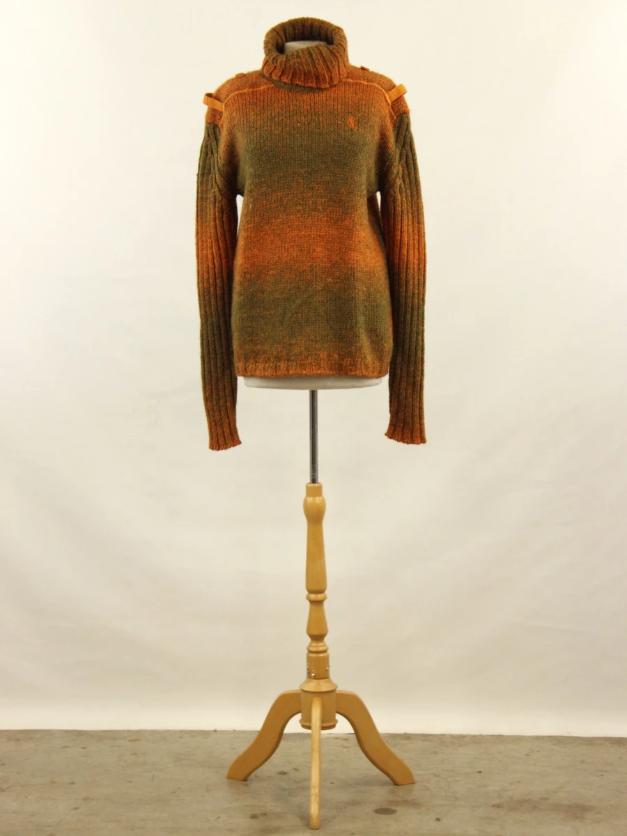 VERSACE JEANS COUTURE rolkraagtrui uit wol en alpaca - Made in Italy - foto 2