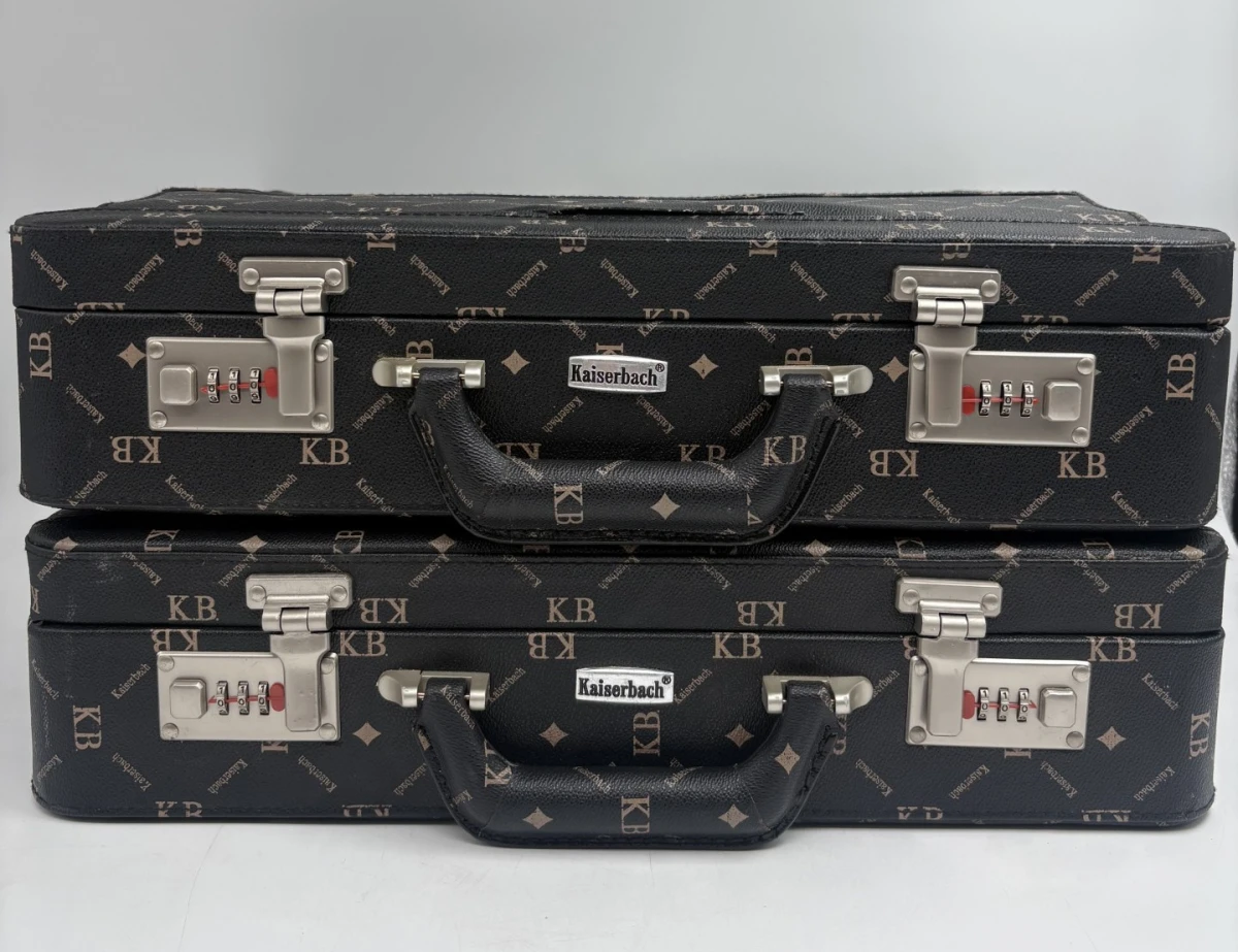 2x Luxe Kaiserbach Bestekset (18/10 Edelstaal) – Twee Complete Koffers - foto 2