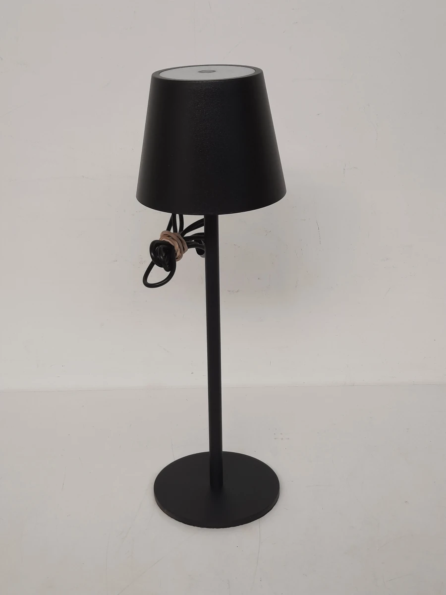 Moderne Draadloze LED Tafellamp – Zwart –
