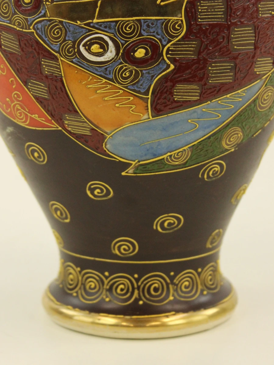 Japanse Satsuma-vaas – Gesigneerd 'Yamashin' – Ca. 1900-1930 - foto 6
