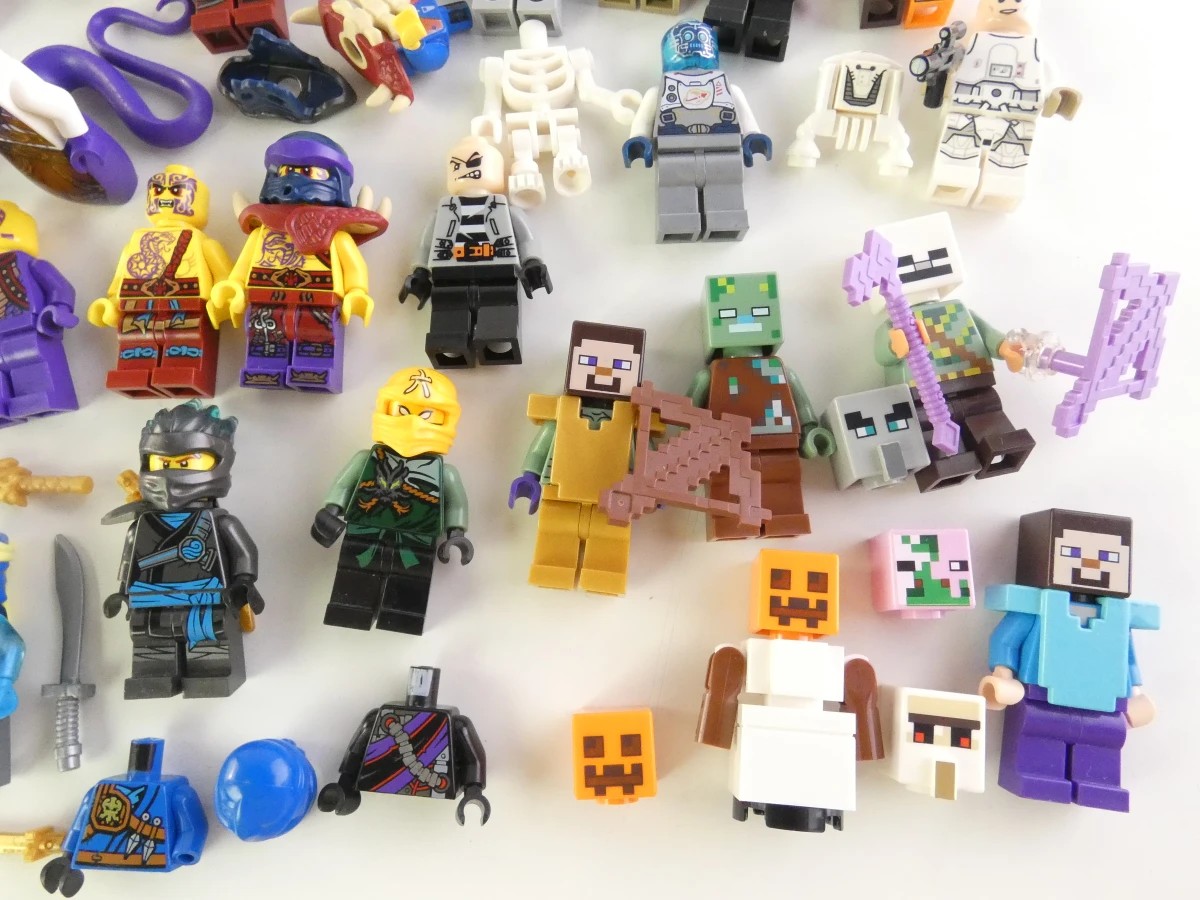 Grote gemengde partij LEGO-minifiguren - foto 11