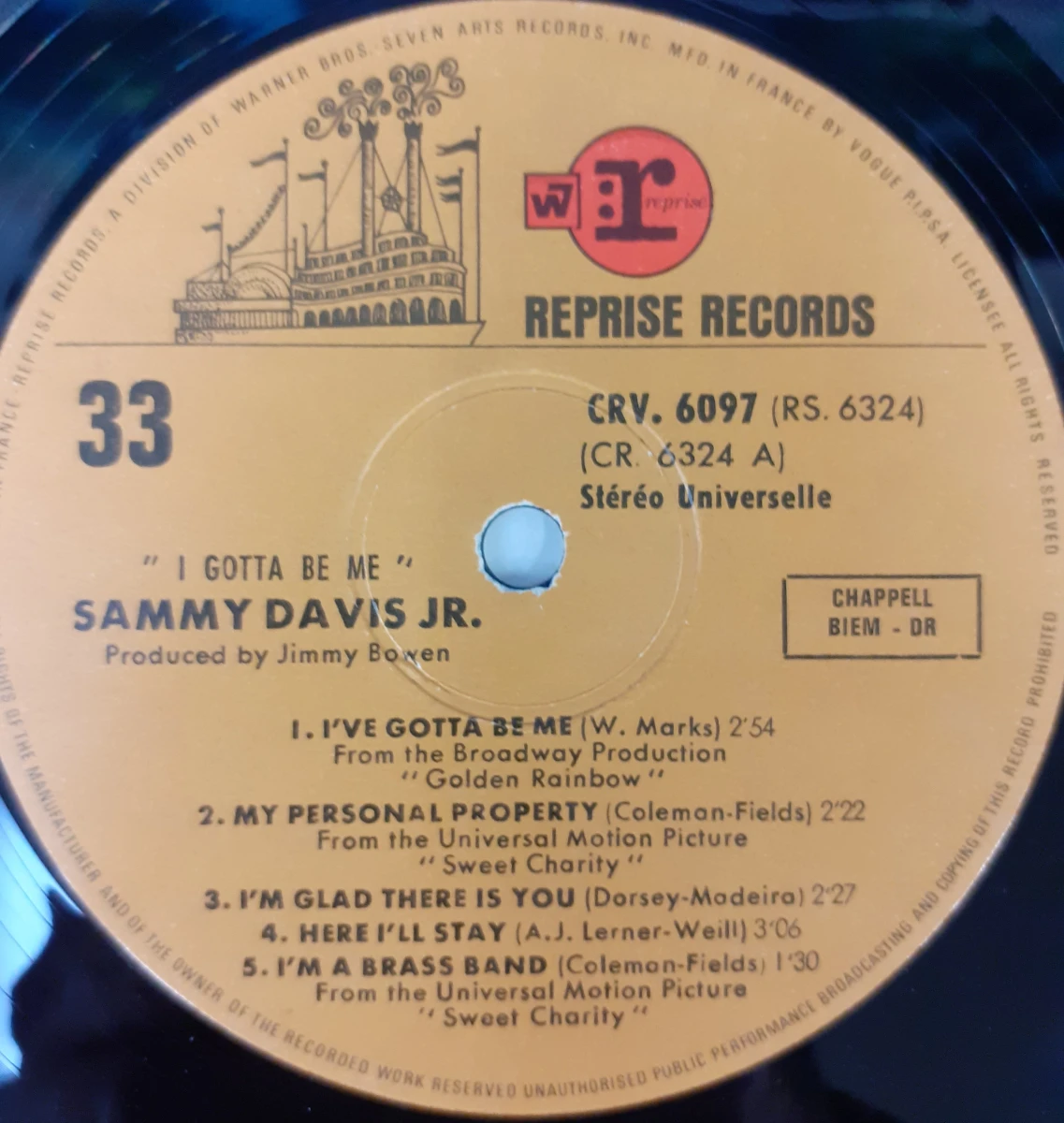 Vinyl: Sammy Davis Jr. - I Gotta Be Me - foto 3