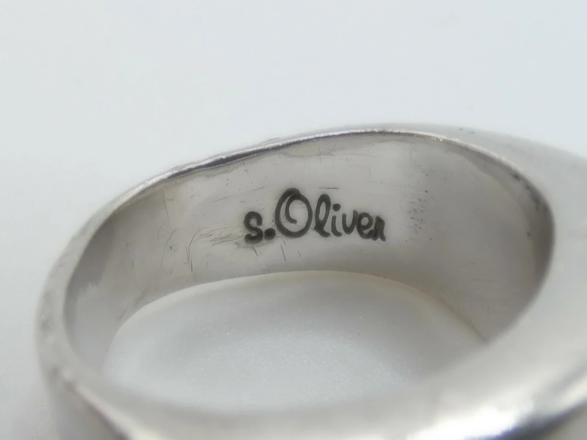 Zilveren s.Oliver ring maat 54 - foto 3