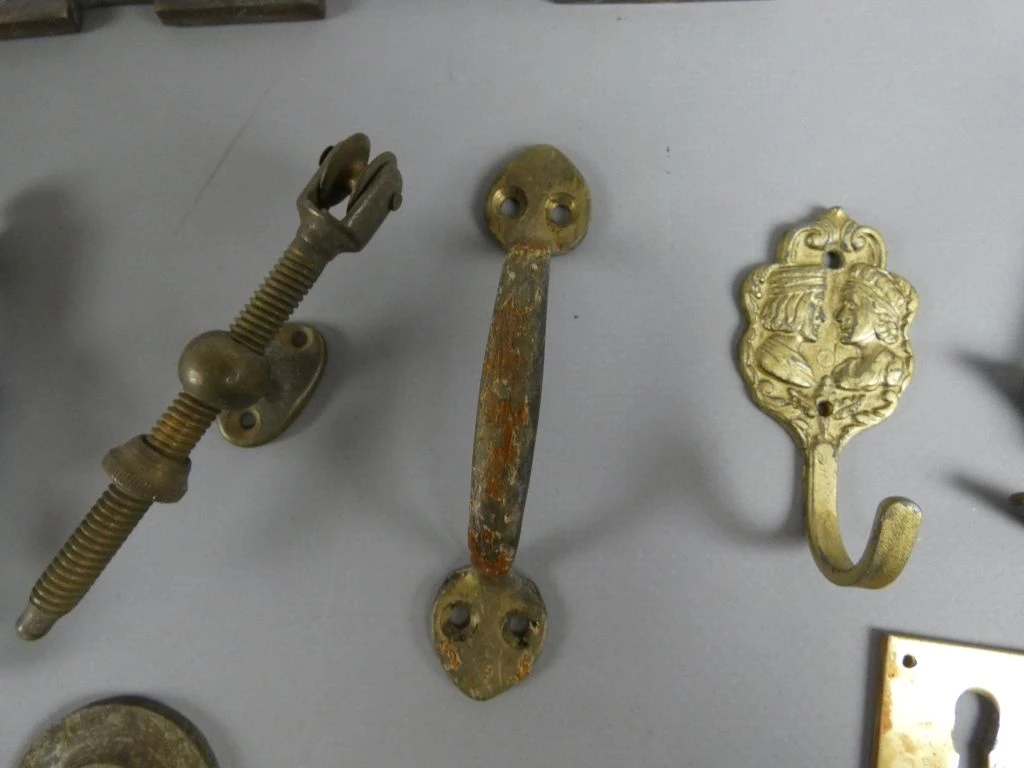 Collectie Antiek Messing Meubelbeslag en Accessoires - foto 7