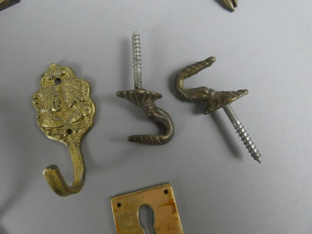 Collectie Antiek Messing Meubelbeslag en Accessoires - foto 9