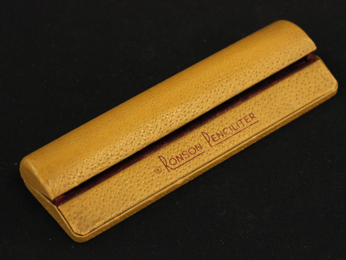 Vintage Ronson Penciliter 1/20 14K Gold Filled - vulpotlood & aansteker in originele doos - ca. 1948-1957 - foto 2