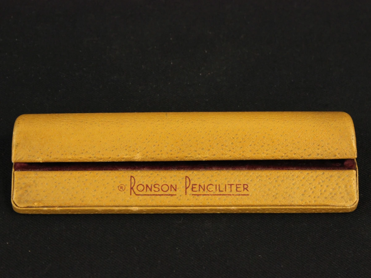 Vintage Ronson Penciliter 1/20 14K Gold Filled - vulpotlood & aansteker in originele doos - ca. 1948-1957 - foto 3