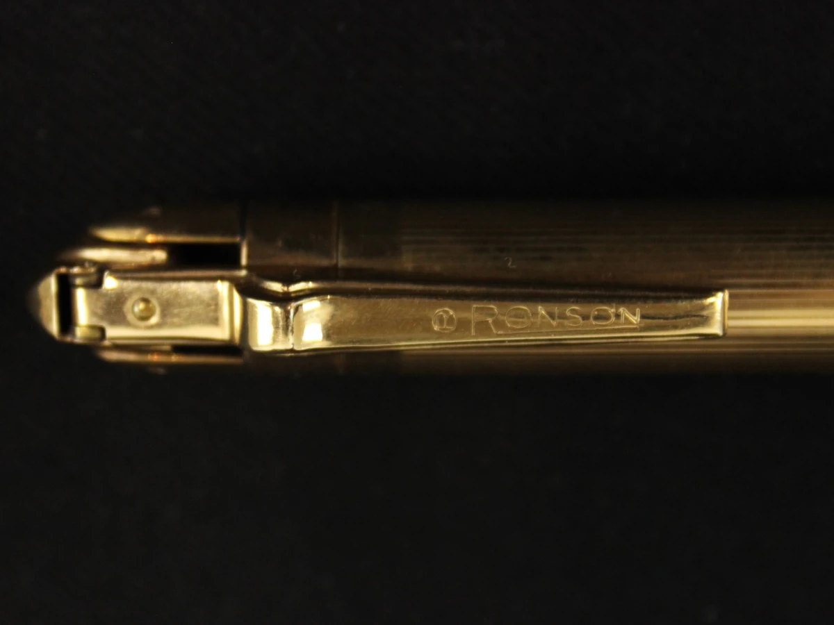 Vintage Ronson Penciliter 1/20 14K Gold Filled - vulpotlood & aansteker in originele doos - ca. 1948-1957 - foto 8