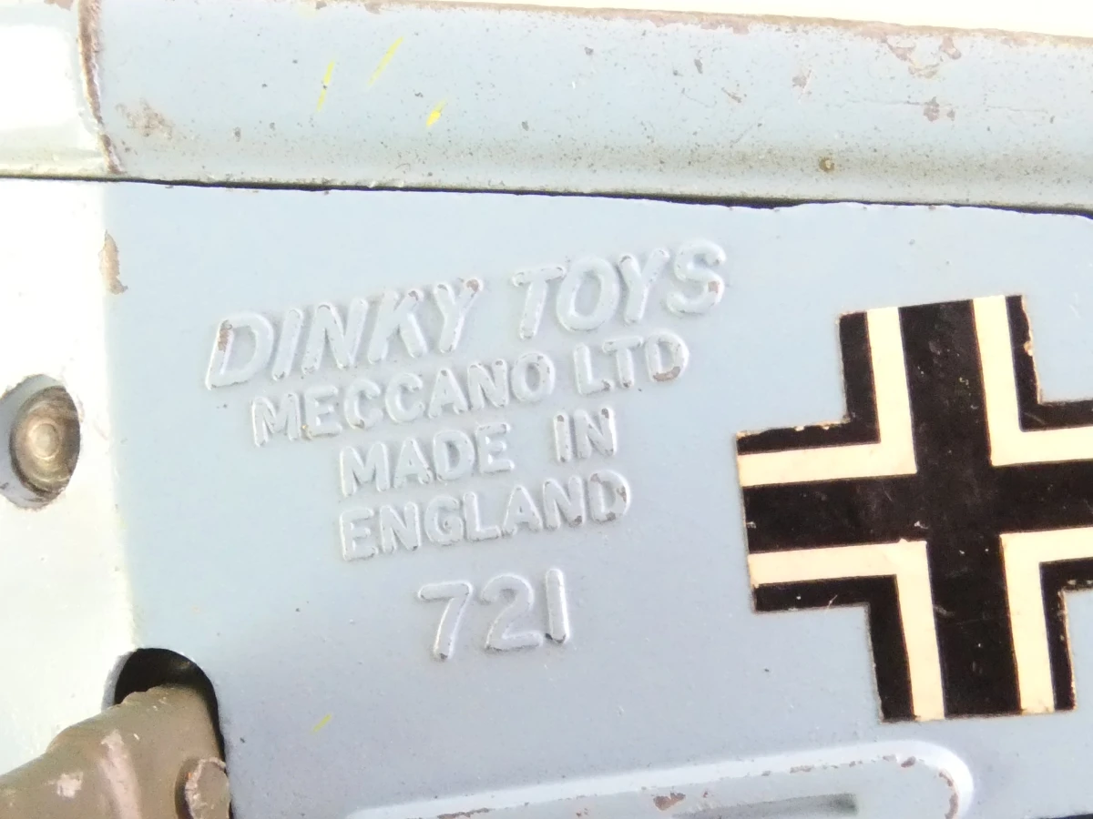 Vijf vintage militaire Dinky Toys schaalmodellen - foto 8