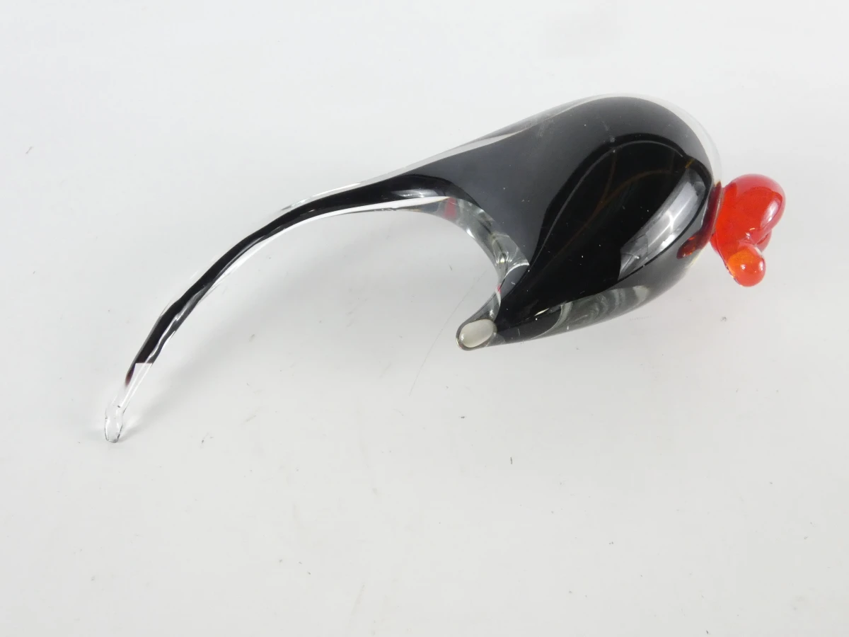 Handgemaakte abstracte glassculptuur in Murano-stijl - foto 3